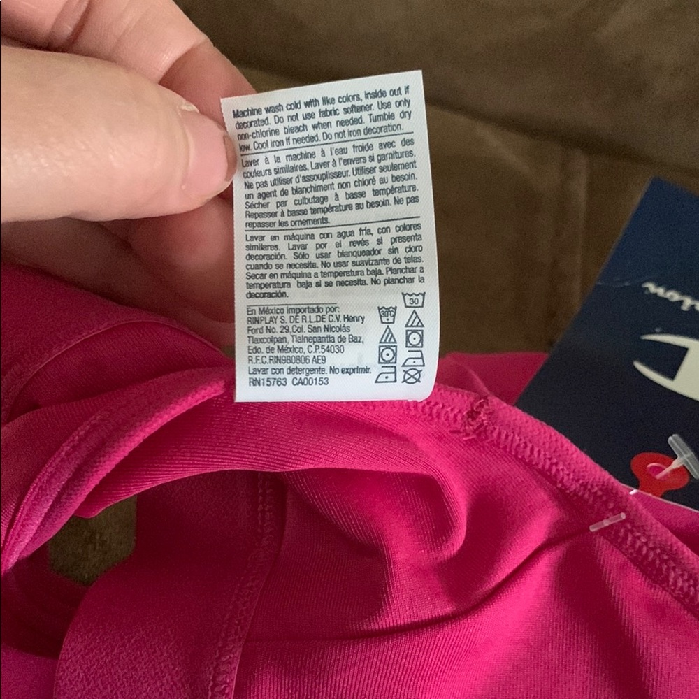 Champion Pink Sports Bra. Size Large. - Picture 11 of 11